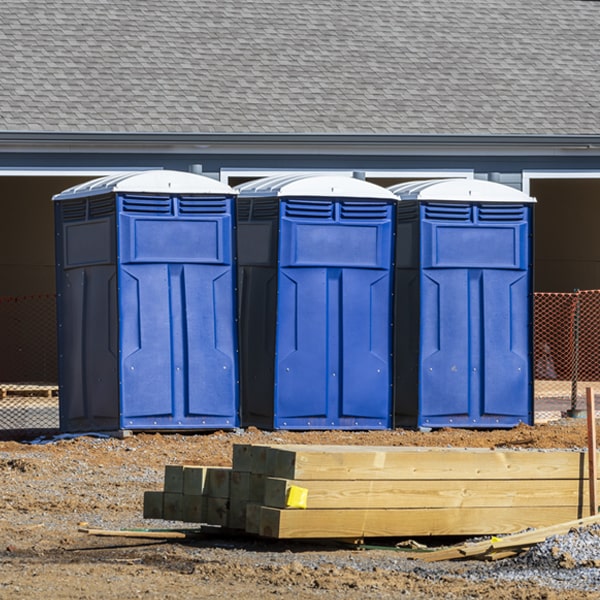 do you offer hand sanitizer dispensers inside the porta potties in Yoder IN